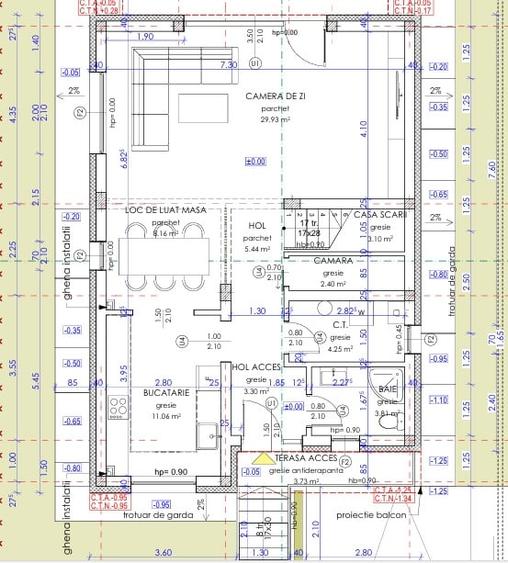 Teren Construcții intravilan de 500 mp, în Chinteni