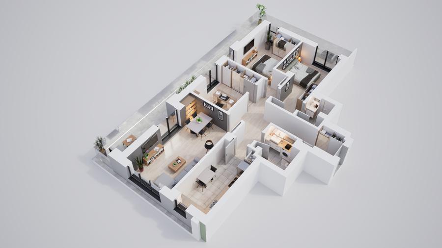 Apartament 4 camere în complex premium - 8