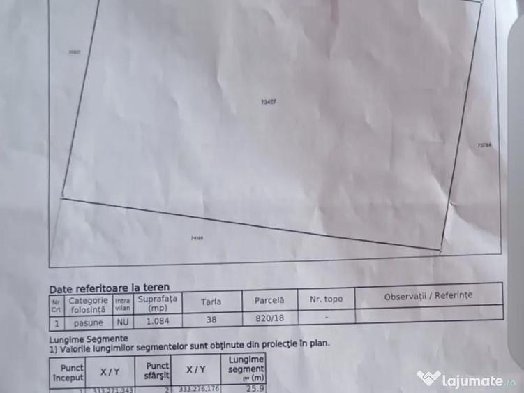 Teren pentru cabana 1084mp - 3