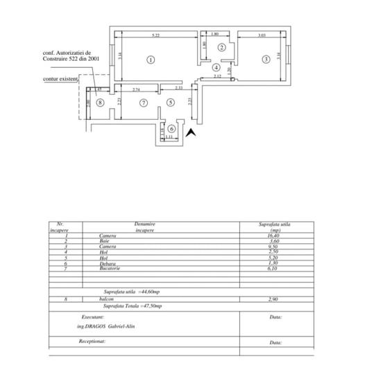Gradinari-Iulius Mall-2 Camere -Dubla Vedere -bloc 80' - 13