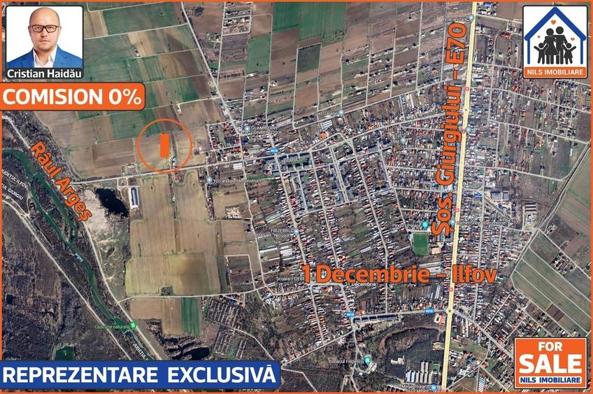 1 Decembrie, Ilfov, teren intravilan construibil, 2 x 1.190 mp - 3