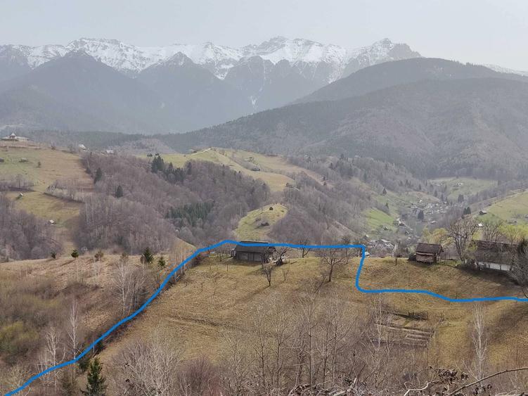 Vand teren intravilan in Bran cu priveliste asupra Muntilor Bucegi - 7