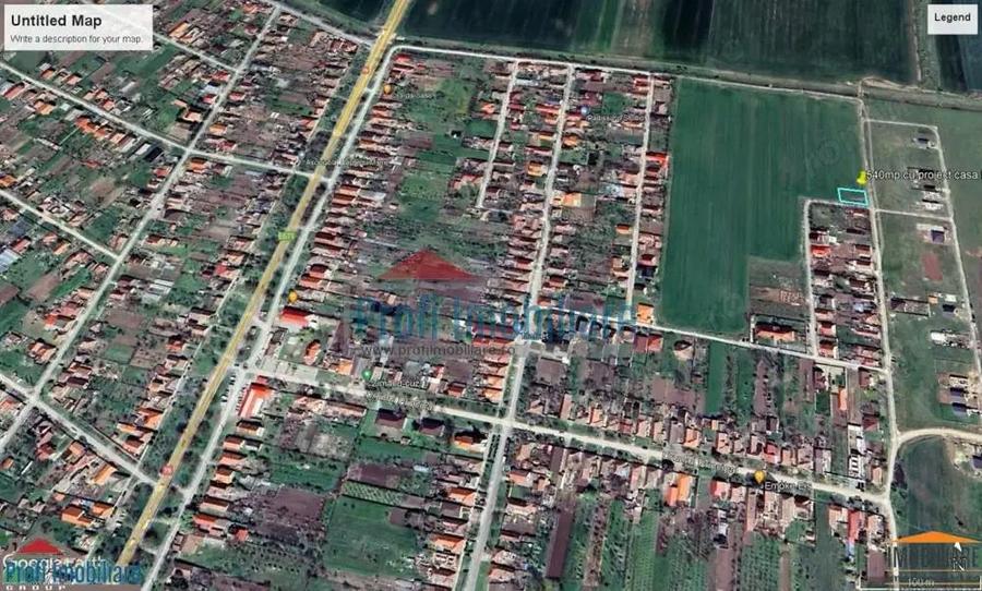 Teren 540mp Zimand Cuz, Proiect casa Parter 10 min. de zona Podgoria- Arad - 1