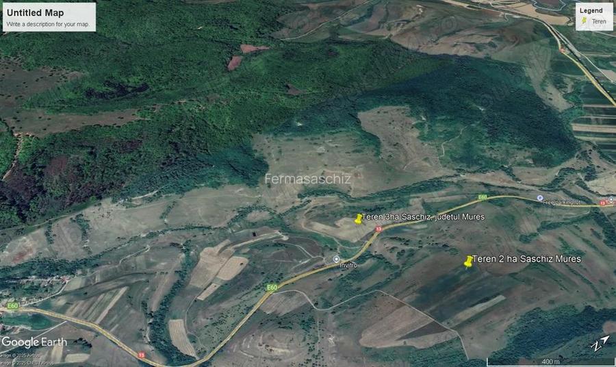Teren extravilan 3ha in comuna Saschiz Teren extravilan 3ha in comuna Saschiz