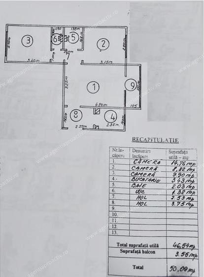 Apartament 3 camere, etaj 1, la doi pași de strada principală, în Micro 40 - 8