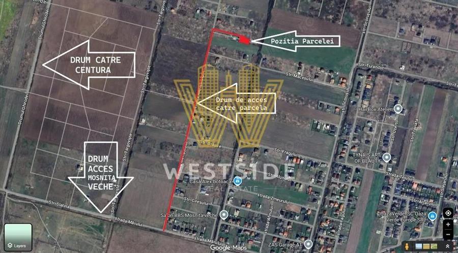 Teren de vanzare, in Mosnita Veche - 1