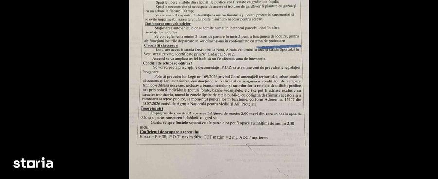 Teren de 1121 mp, în Glina