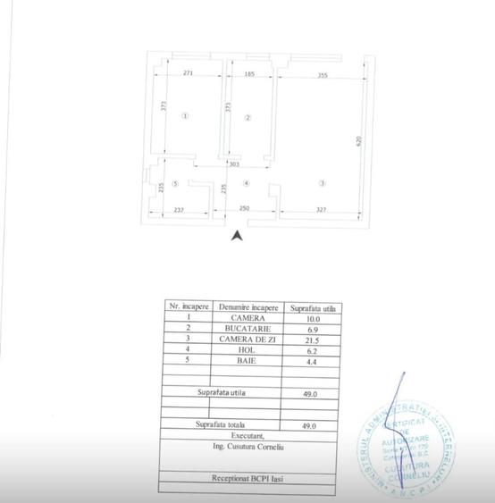 Apartament cu 2 camere decomandat, mobilat în Valea Adâncă