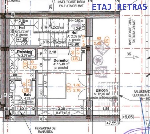 Unitate spatioasa in duplex modern, Dambul Rotund, P+E+Er - 9
