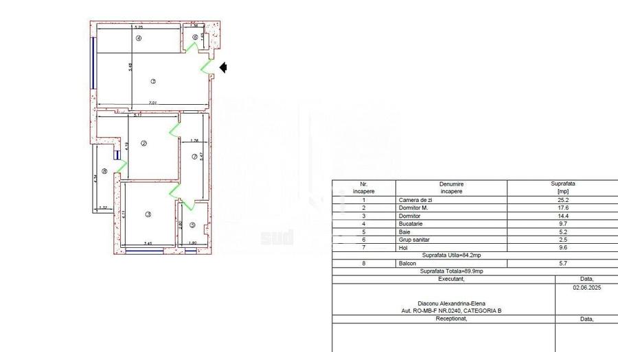 Apartament cu 3 camere în Central — fotografia 1