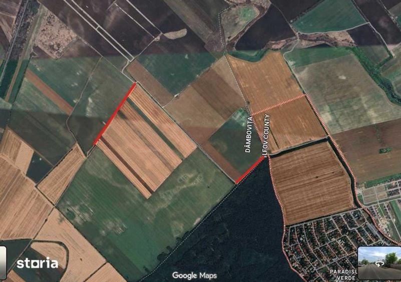 Teren de 8000 mp, în Crevedia