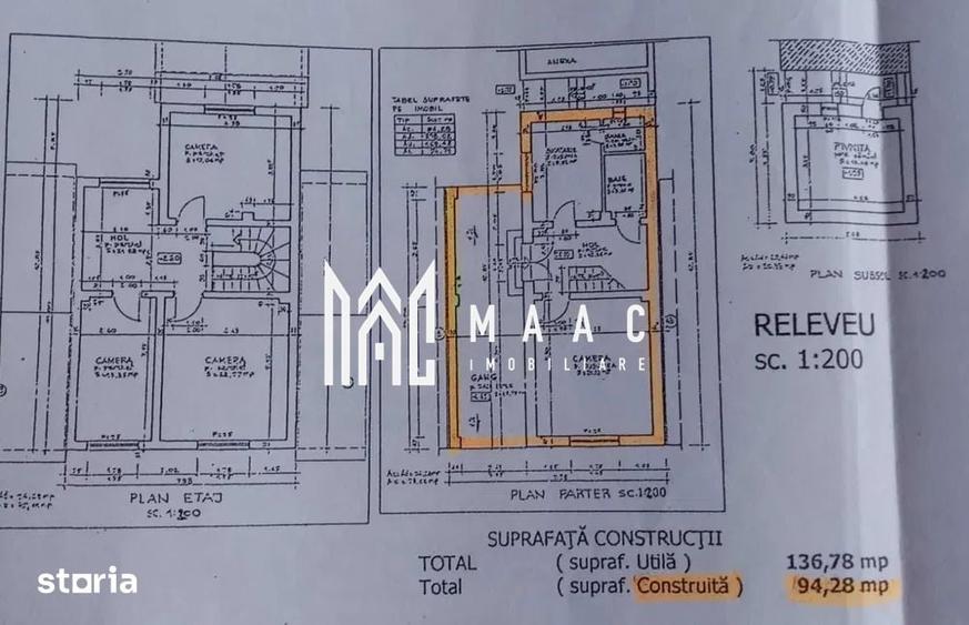 Casă cu 4 camere cu Teren 200 Mp în Țiglari