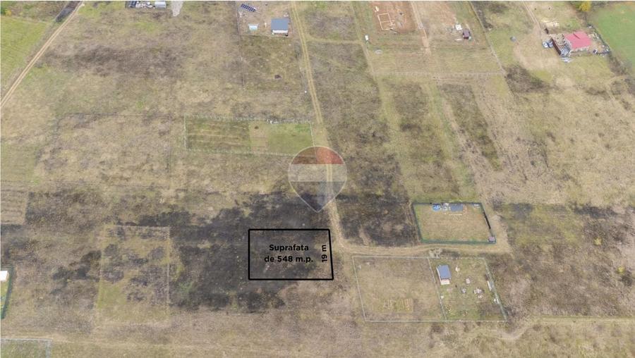 Teren agricol intravilan de 548 mp, în Ciurea