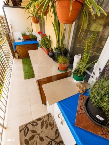 Apartament decomandat, mobilat si utilat, 32,5 mp utili, balcon - 1