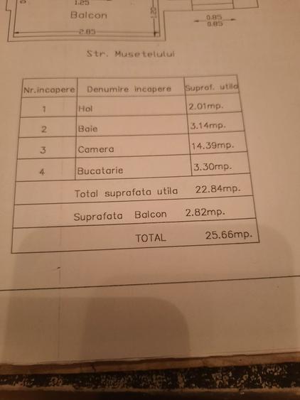 Garsonieră decomandată în 2 Moldoveni