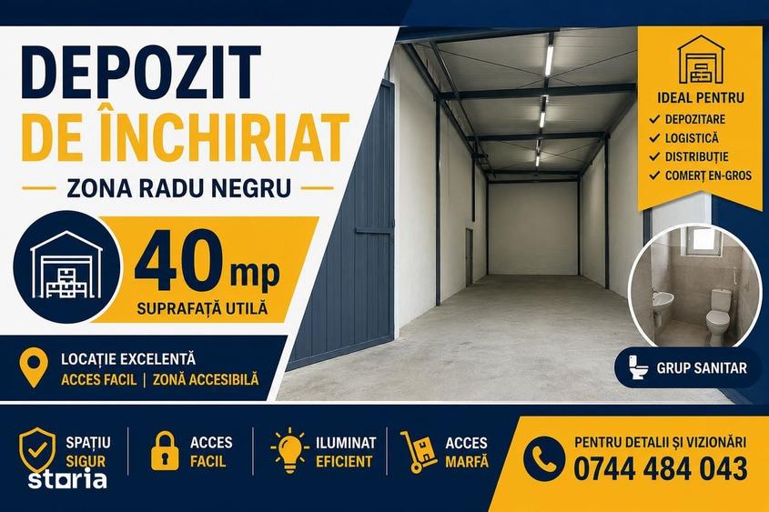 Spațiu comercial, de 40 mp, în Radu Negru