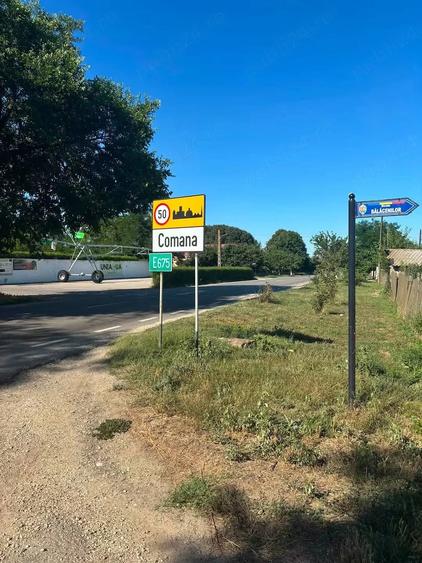 Teren de 849 mp, în Comana