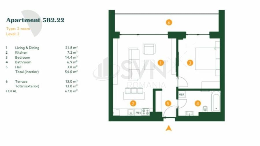 REA1028788 Apartament 2 camere Premium The Ivy - JANDARMERIEI - 10