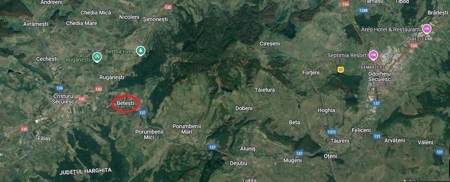 Teren investiție, de 1 mp, în Betești