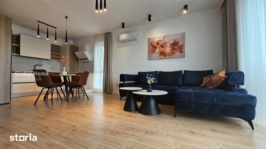 Apartament cu 2 camere decomandat, mobilat în Tunari
