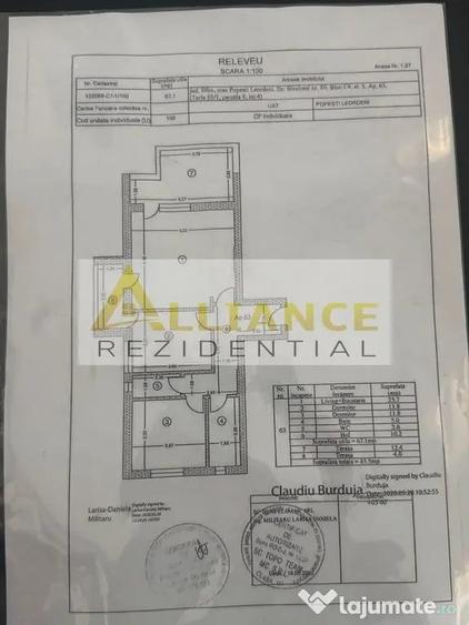 APARTAMENT 3 CAMERE ?I 2 BAI METROU BERCENI - Popesti Leordeni (Bucuresti-Ilfov) - 7