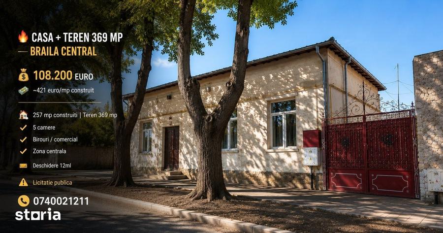 Casă cu 5 camere cu Teren 369 Mp în Independenței