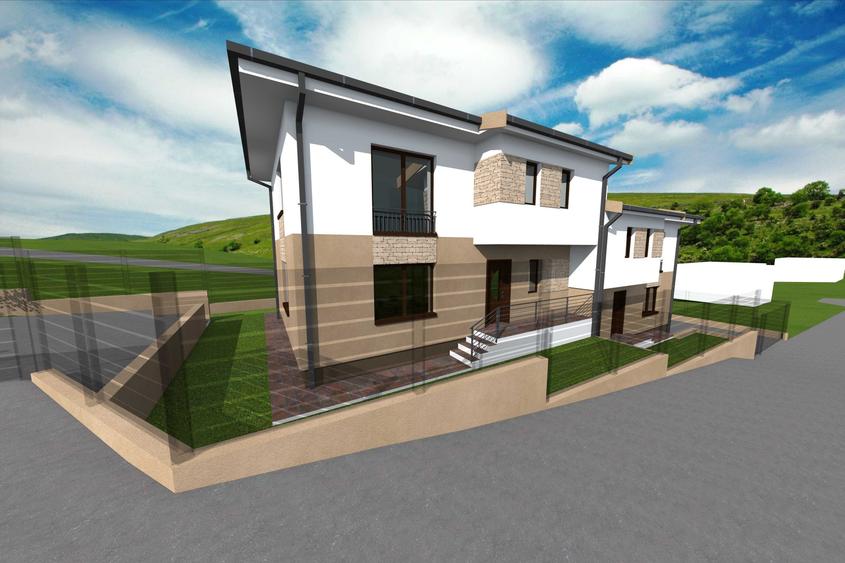 Duplex cu 3 camere cu Canalizare în Dezmir