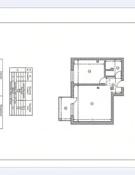 Apartament cu 2 camere decomandat în Central