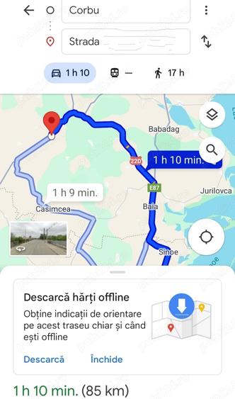 Teren de 2000 mp, în Topolog