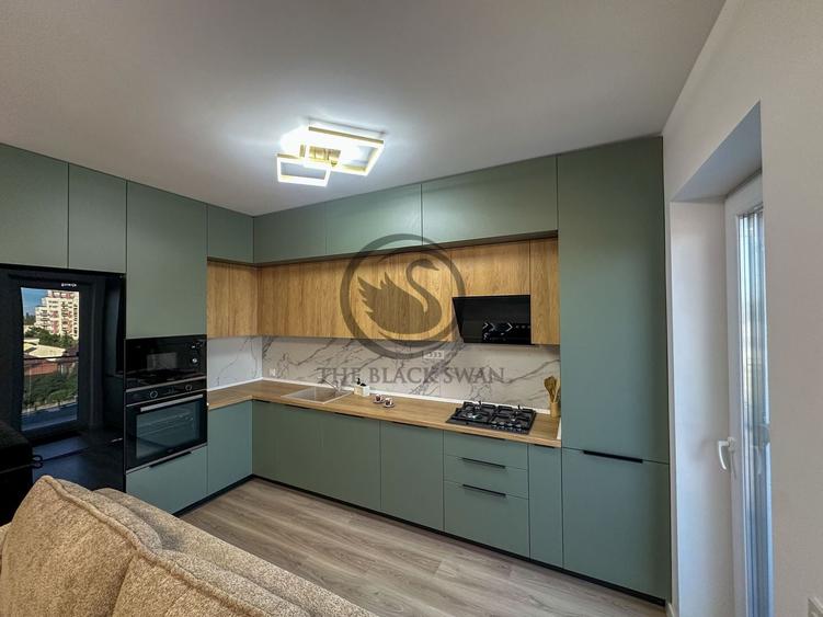 Apartament cu 2 camere semidecomandat, mobilat în Nord