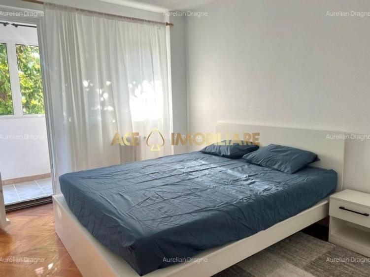 Apartament cu 2 camere semidecomandat, mobilat în Iancului