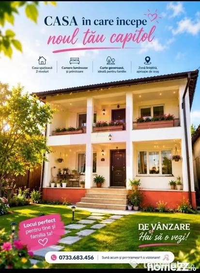 Casă cu 5 camere cu Teren 2875 Mp în Sadina