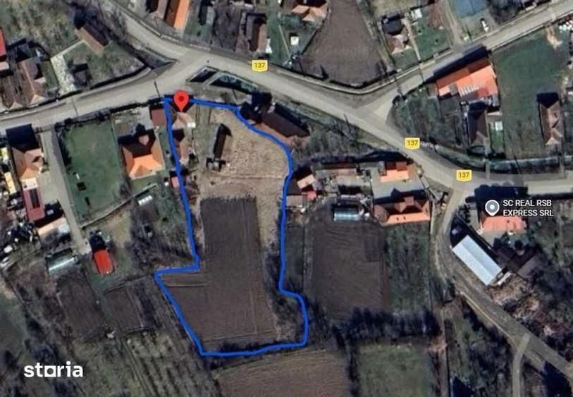 Teren de 5800 mp, în Sântana de Mureș