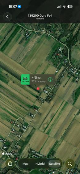 Teren agricol extravilan de 9710 mp, în Catanele