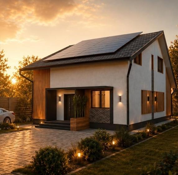 Casă individuală cu 4 camere cu Teren 420 Mp în Țegheș