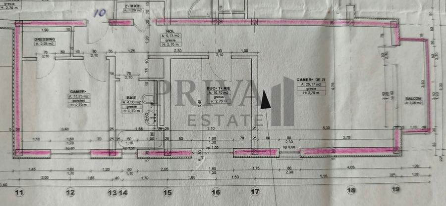 Apartament cu 3 camere decomandat, mobilat în Dumbrăvița