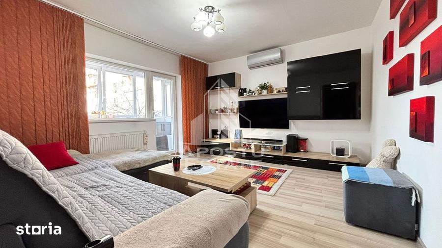 Apartament cu 3 camere decomandat, mobilat în Șagului