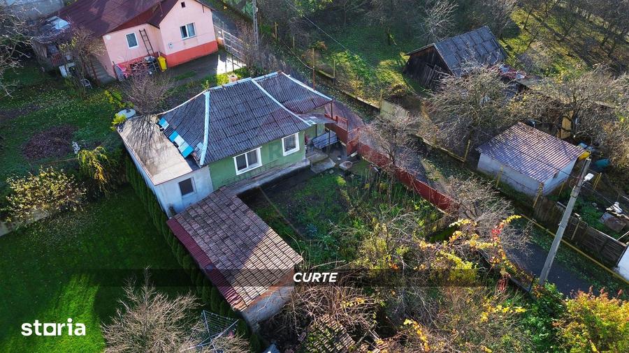 Casă cu 2 camere cu Teren 197 Mp în Central