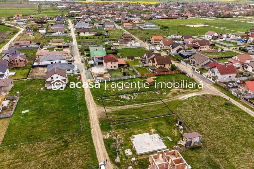 Teren Construcții intravilan de 748 mp, în Sânleani