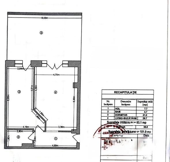 Apartament cu 2 camere decomandat în Herăstrău