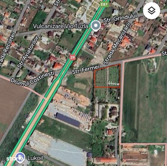 Teren de 4400 mp, în Tuzla