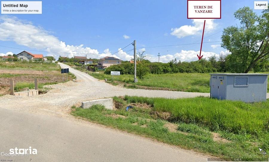 Teren de 11600 mp, în Cetariu