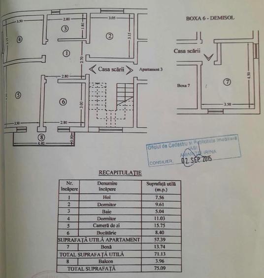 Apartament cu 3 camere decomandat în Valea Adâncă