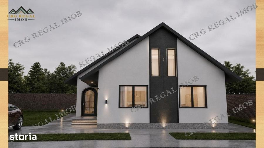 Casa noua 5 camere Teren 360mp 100 m de bulevard Comuna Berceni Ilfov - 1