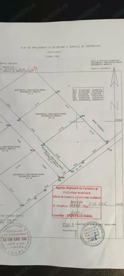 Teren de 627 mp, în Crevedia