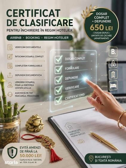 Ob?inere Certificat de Clasificare pentru Inchiriere in Regim Hotelier - 1