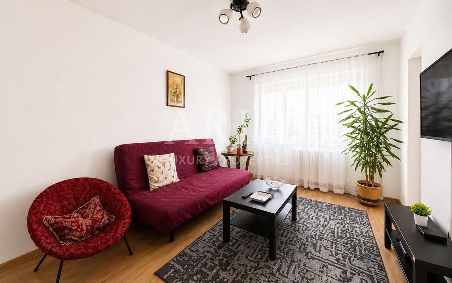 Apartament cu 2 camere decomandat, mobilat în Ștefan cel Mare