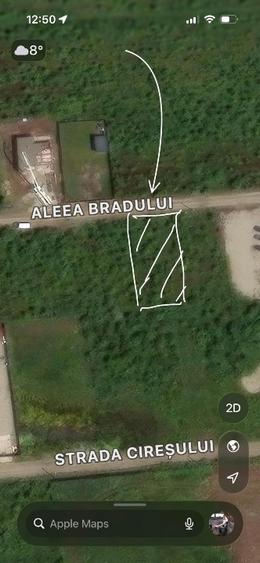 Teren Construcții intravilan de 538 mp, în Moșoaia
