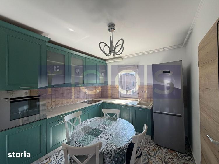Apartament cu 3 camere, mobilat în Băneasa