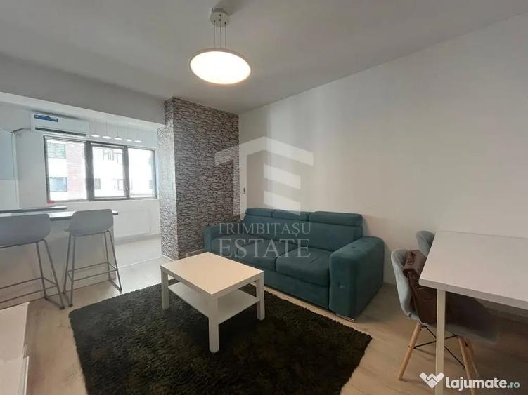 Apartament cu 2 camere semidecomandat în Central